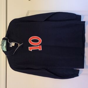 Vintage Illini Asics Tiger Navy Polo Shirt